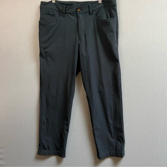 Lululemon Athletica ABC Classic-Fit 5 Pocket Cropped Pant Warpstreme Sz 34” - Picture 2 of 11